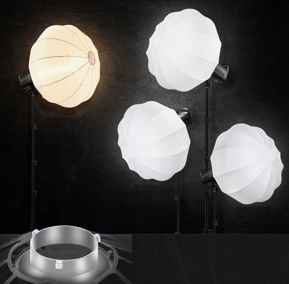 Neewer Minkšta dėžė Sferinis difuzorius Lantern Octagon 65 cm Bowens tipo sistemai Neewer / Ns65l