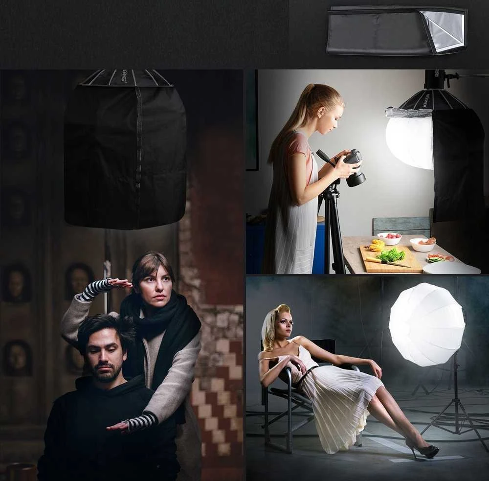 Neewer Minkšta dėžė Sferinis difuzorius Lantern Octagon 65 cm Bowens tipo sistemai Neewer / Ns65l