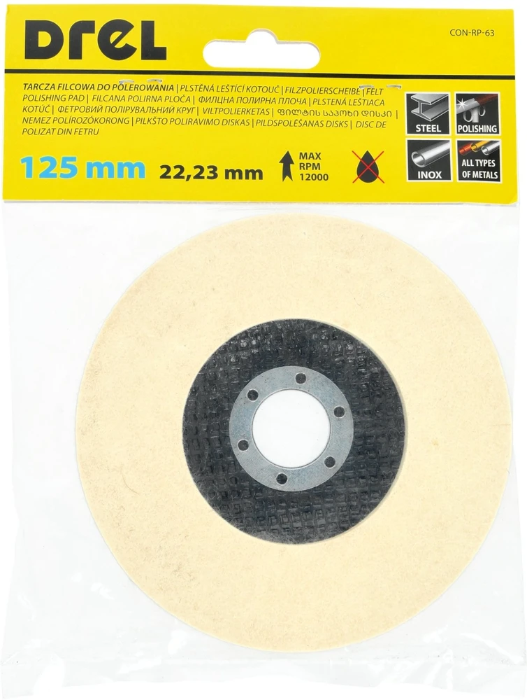 Ps Trading CONDOR VILNONIS POLIRAVIMO DISKAS 125×22,23×6