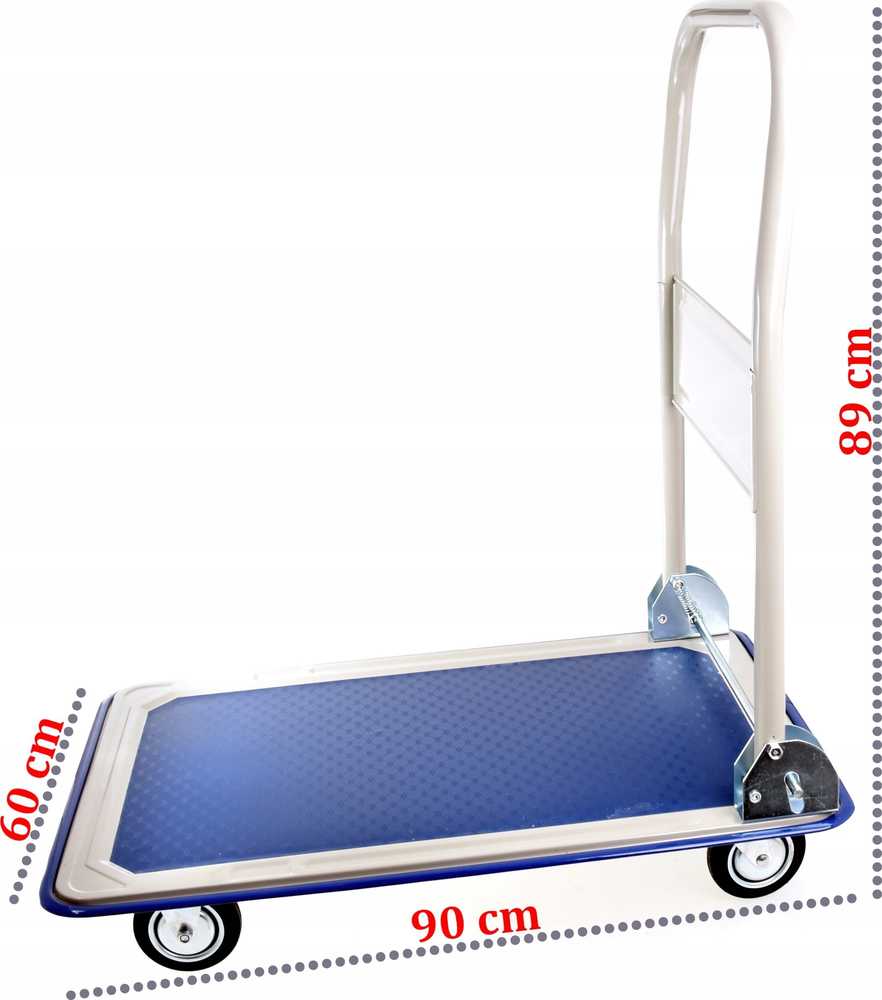 Drel Vežimas 4 ratukų 300 kg, 900 x 600 mm