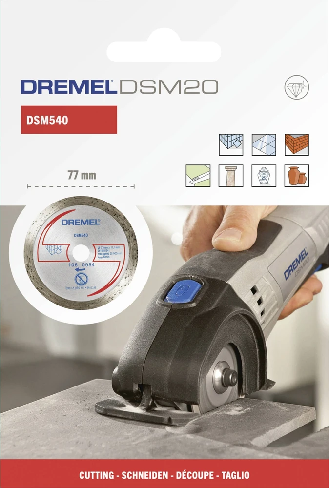 Dremel Bosch 77 mm deimantinis plytelių pjovimo diskas
