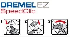 Dremel grubus ir vid.grub. baigiamojo šlif. diskai D=25,0, 2 vnt.