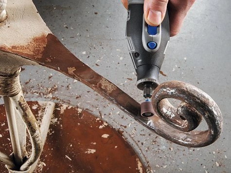 Dremel Šlifuojamasis būgnas su koteliu ir šlifavimo juosta