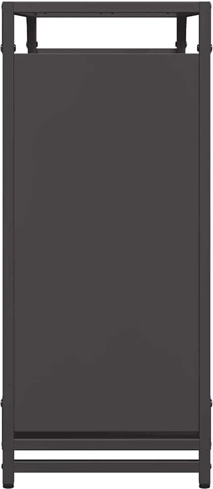 Stovas malkoms, juodos, 90x28x65 cm, šaltai valcuotas plienas
