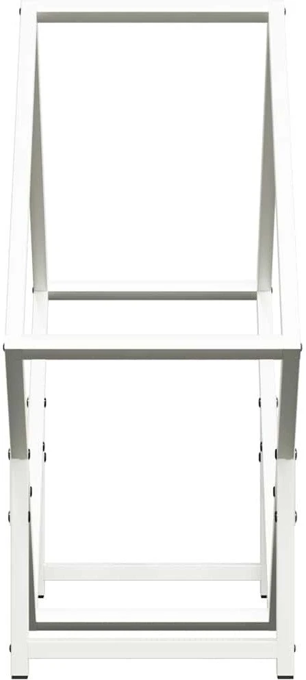 Malkų stovas Baltas 60x25x60 cm Šaltai valcuotas plienas