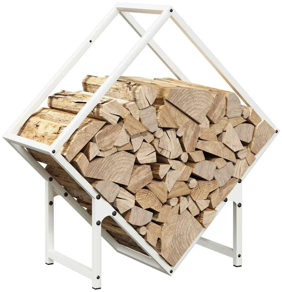 Malkų stovas Baltas 60x25x60 cm Šaltai valcuotas plienas
