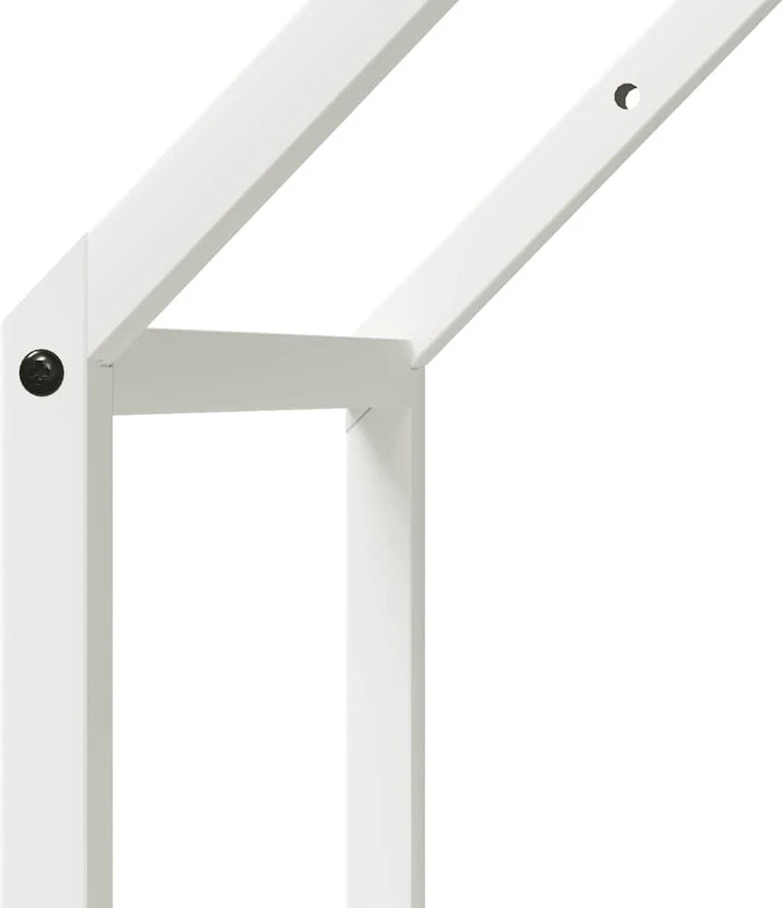 Malkų lentyna, baltas, 40x25x90 cm, šaltai valcuotas plienas