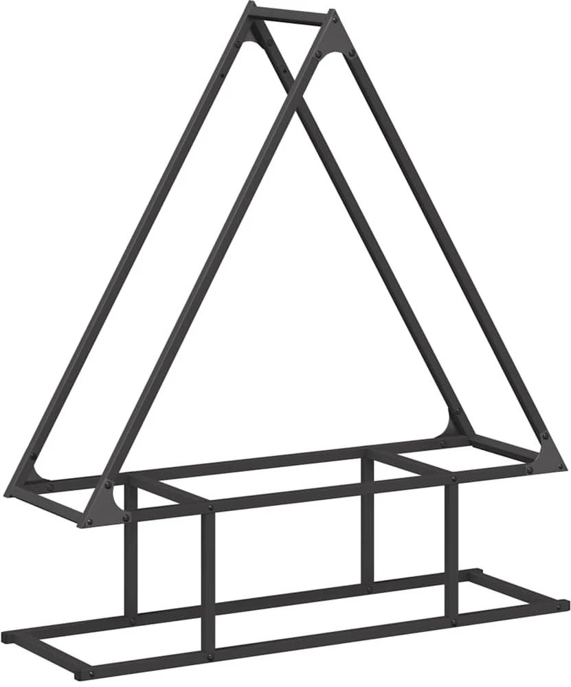 Malkų lentyna, juoda, 80x25x90 cm, šaltai valcuotas plienas