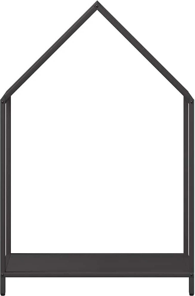 Malkų lentyna, juoda, 60x25x90 cm, šaltai valcuotas plienas