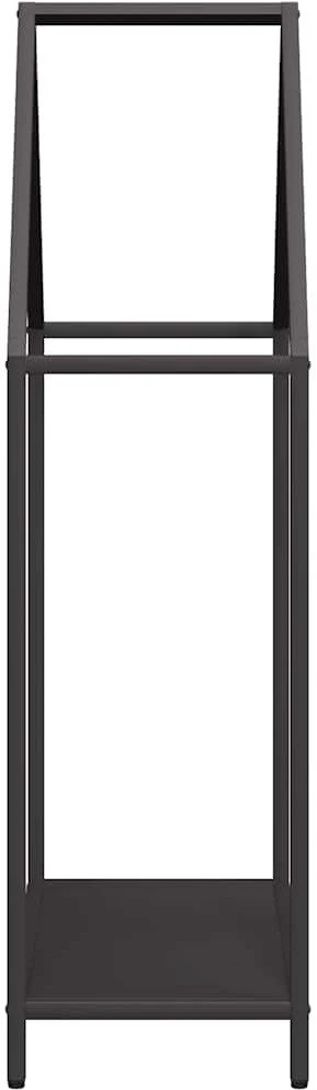 Malkų lentyna, juoda, 60x25x90 cm, šaltai valcuotas plienas