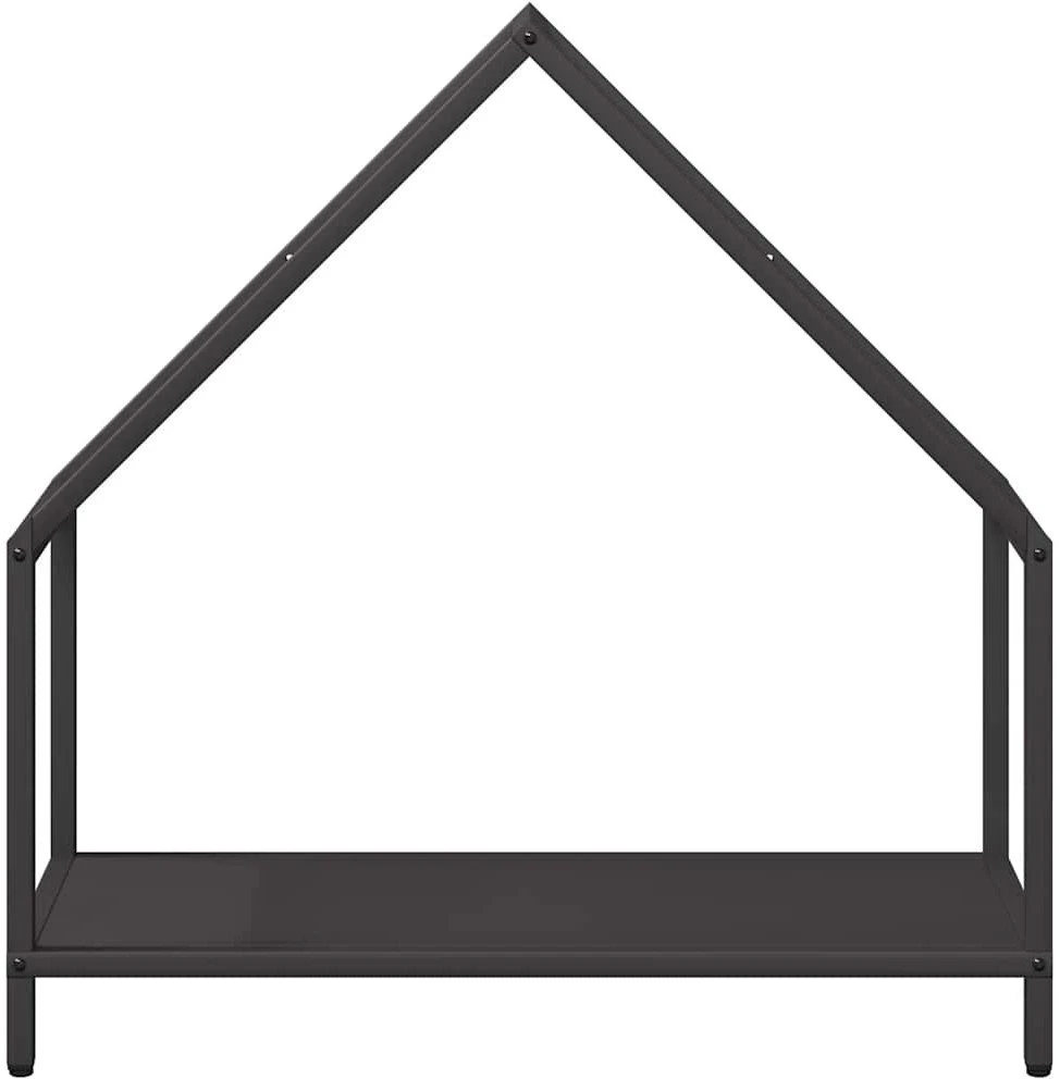 Malkų lentyna Juoda 60x25x60 cm Šaltai valcuotas plienas