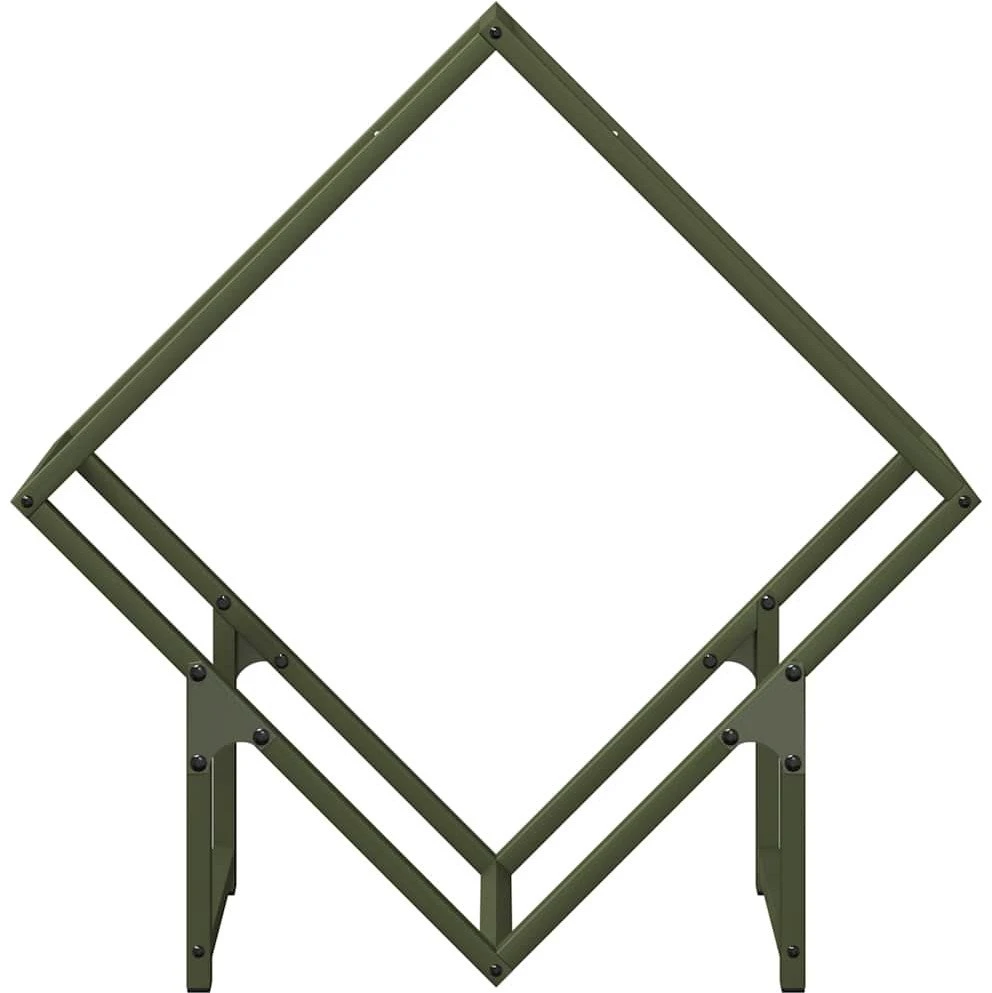 Malkų lentyna Olive Žalias 60x25x60 cm Šaltai valcuotas plienas