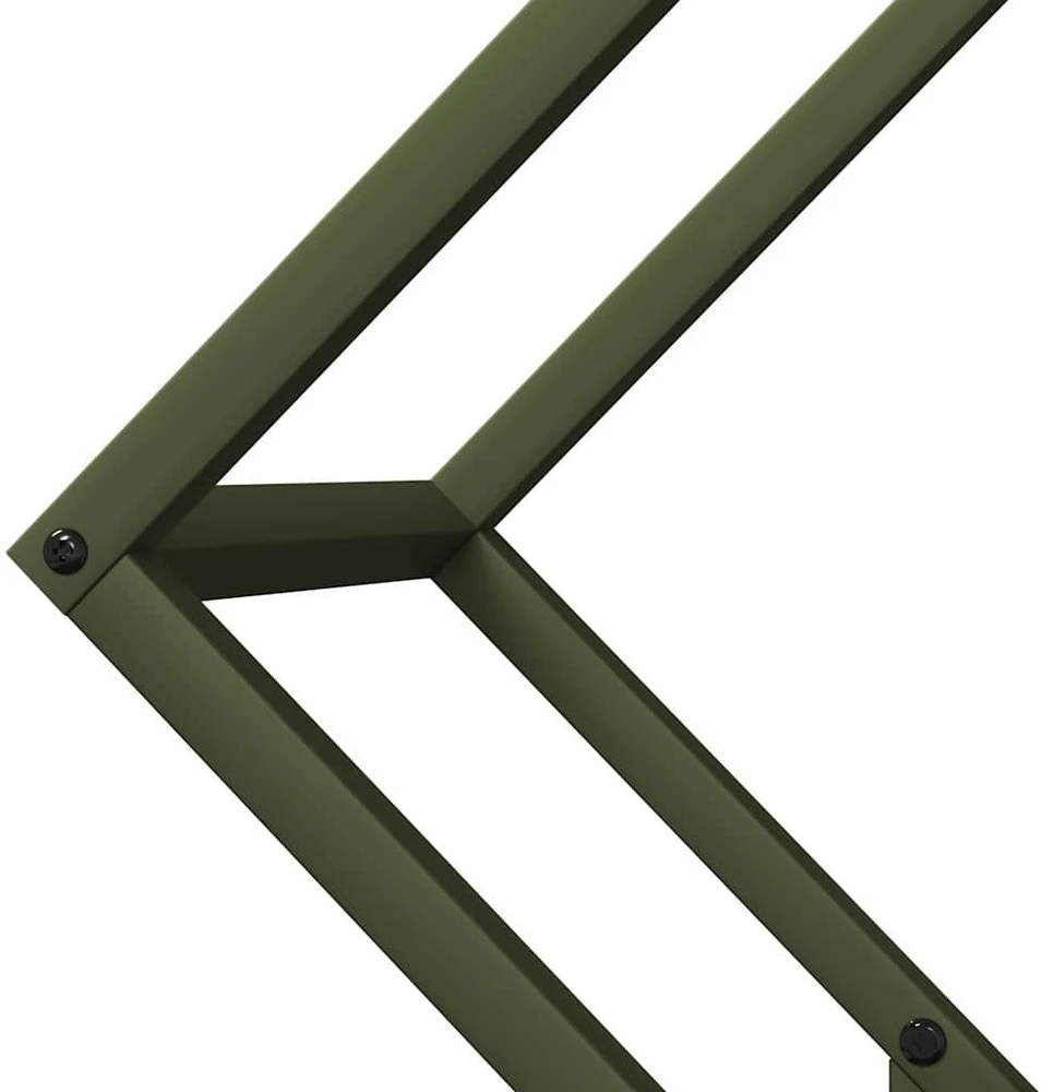 Malkų lentyna Olive Žalias 60x25x60 cm Šaltai valcuotas plienas