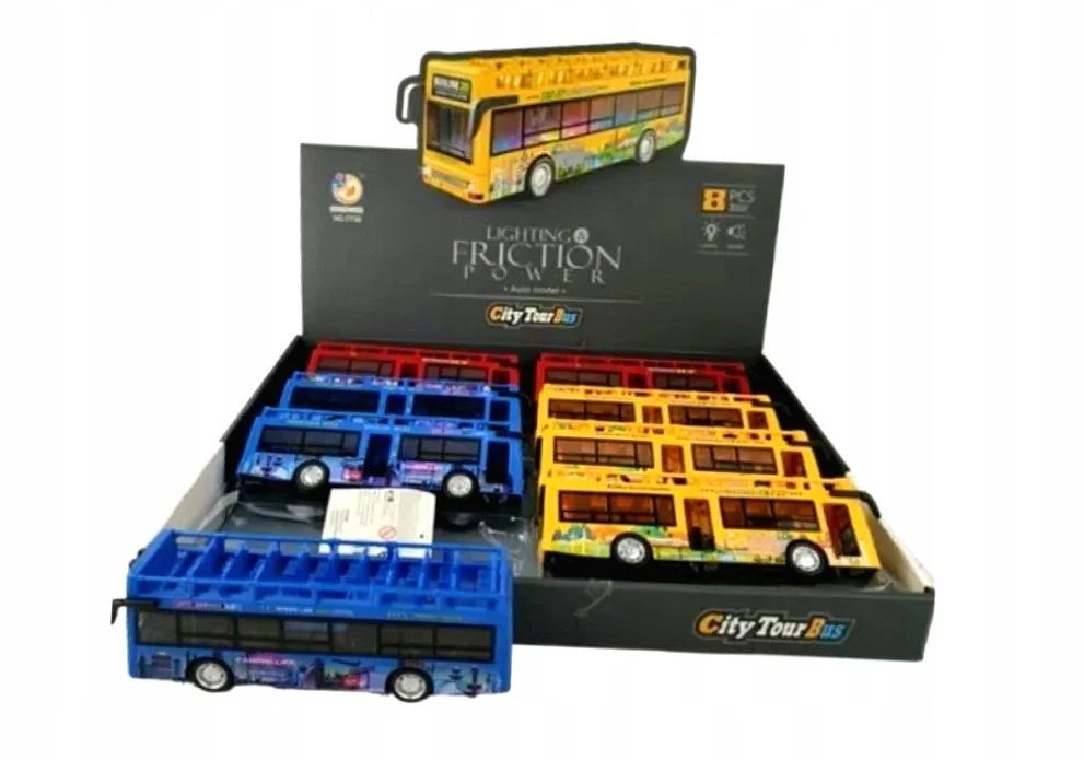 Dromader Autobus w/dw 8szt/box 1364664 46640