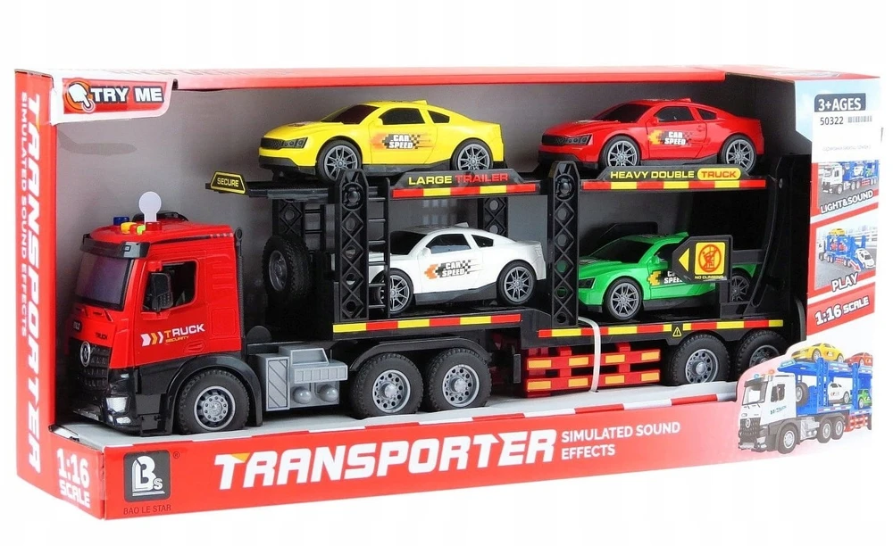 Dromader Truck laweta+4 auta św/dźw 1359577 95771