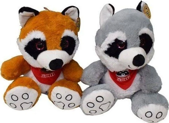 Duo minkšti meškėnai su skarelėmis