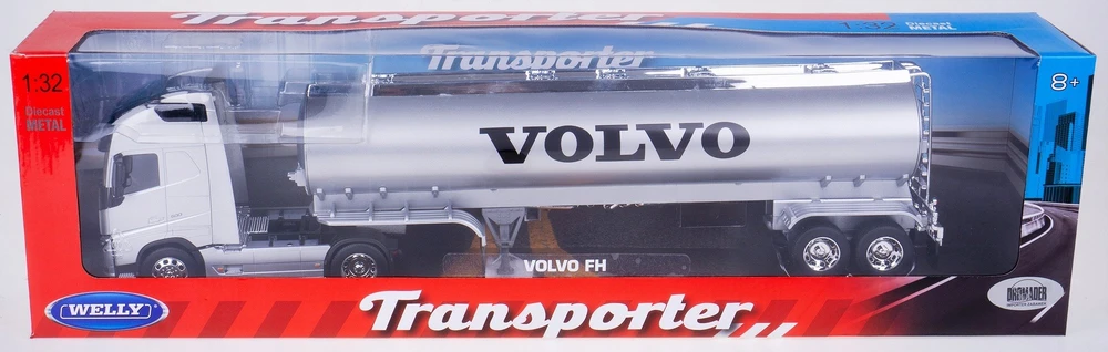 Dromader WELLY 1:32 sunkvežimis su priekaba Volvo FH 12692 26926