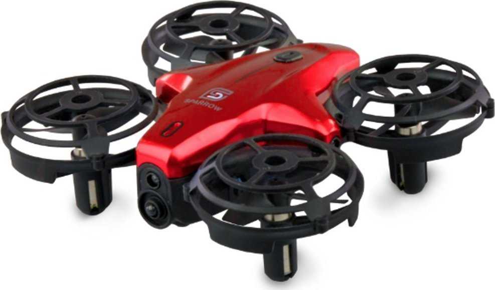 Carruzzo Amewi 25324 skraidyklė su kamera Mini dronas 300 mAh Juoda, Raudona
