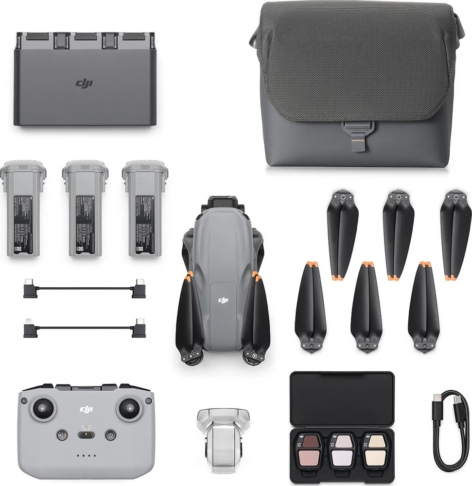 Dronas DJI Air 3S Fly More Combo  (Su DJI RC-N3 valdymo pultu)