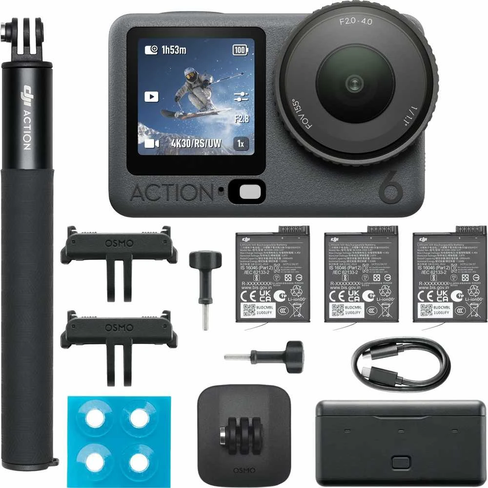 DJI Osmo Action 6 nuotykių rinkinys