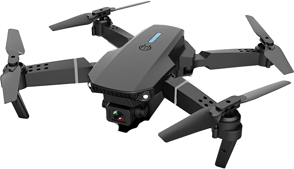 RTO Drone Pro 2 kameros, belaidis HD žaislinis skraidantis dronas, 100 m nuotolinio valdymo pultas, galingas nuotolinio valdymo pultas - ER1079