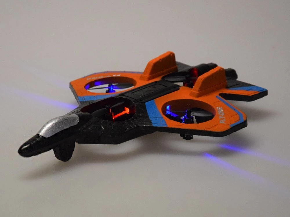 Jokomisiada Nuotoliniu būdu valdomas LED dronas – lengvas pradedantiesiems ir pažengusiems RC0755PO