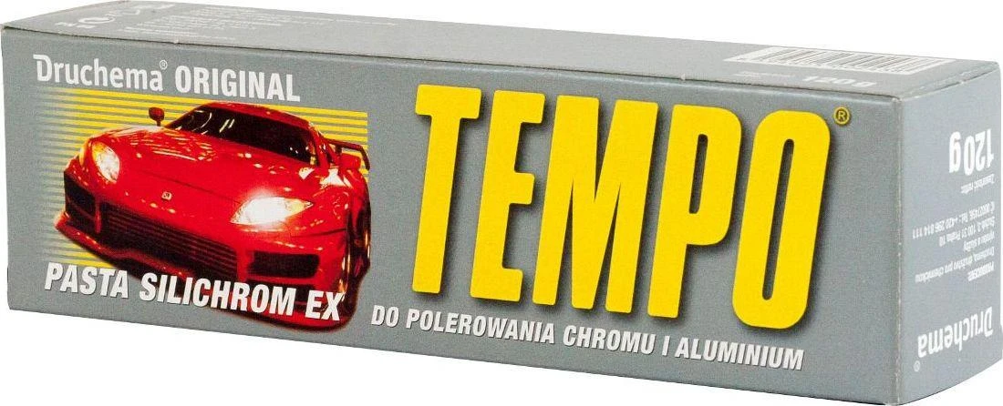 Amio Parys TEMPO Chromuotų paviršių poliravimo pasta, 120 g