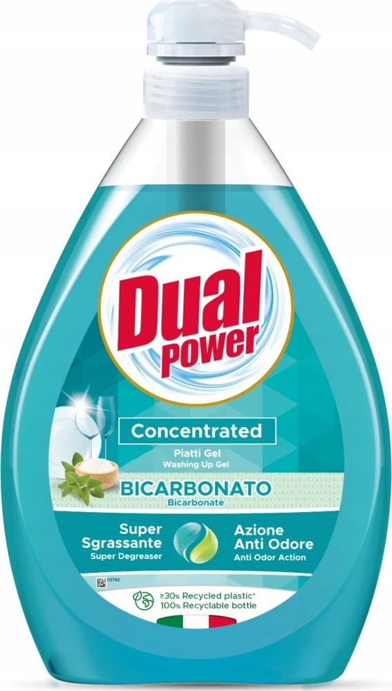 None Indų ploviklis DUAL POWER Bicarbonate&Sage, 1000 ml