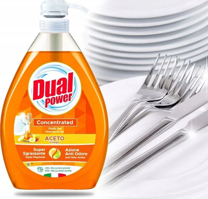 None Koncentruotas indų ploviklis DUAL Power Vinegar, 1000 ml