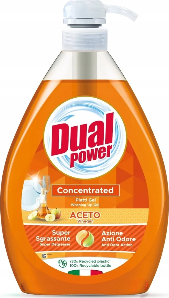 None Koncentruotas indų ploviklis DUAL Power Vinegar, 1000 ml