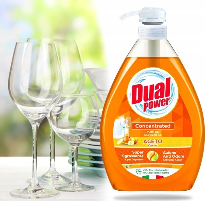 None Koncentruotas indų ploviklis DUAL Power Vinegar, 1000 ml