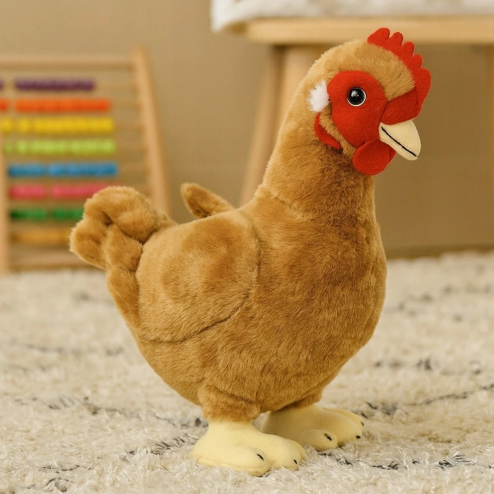 Dubi Pliušinis žaislas - višta, 28 cm