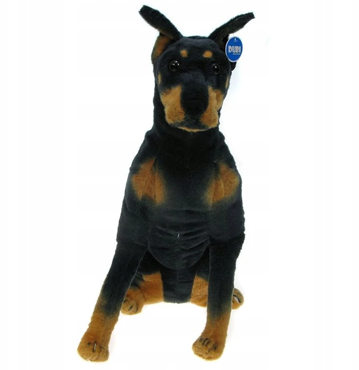 Dubi Pliušinis žaislas - dobermanas, 65 cm aprašymas - Prekės nuotrauka