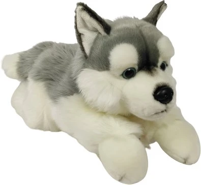 Dubi Plusz Dubi Pies Husky leżący 30cm 35493