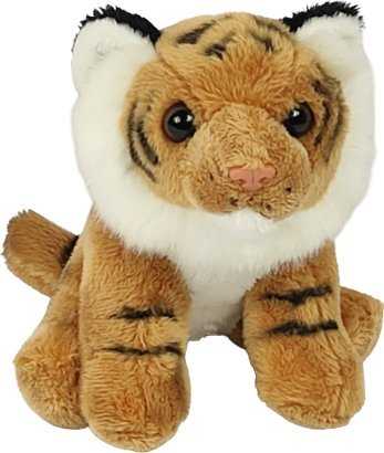 Dubi pliušinis Ziki Brown Tiger Sėdintis 14cm 48723