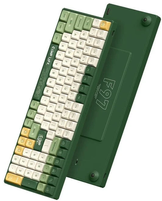 IQUNIX F97 Camping belaidė žaidimų klaviatūra, RGB – MX-Brown-Switches US išdėstymas