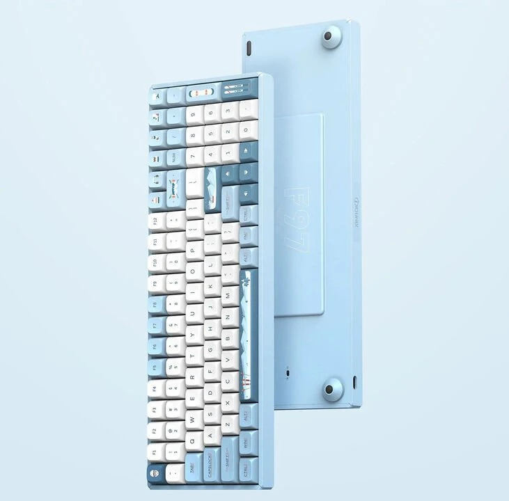IQUNIX F97 Wintertide belaidė žaidimų klaviatūra, RGB – MX-Brown-Switches US išdėstymas