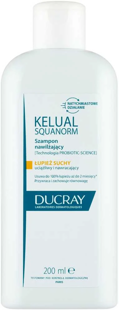 „Ducray Squanorm“ sausų pleiskanų šampūnas, 200 ml