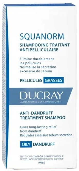 Ducray Squanorm šampūnas, 200 ml