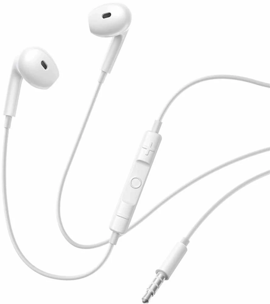 Dudao į ausis įdedamos ausinės su 3,5 mm mini jack jungtimi baltos spalvos (X14PRO)