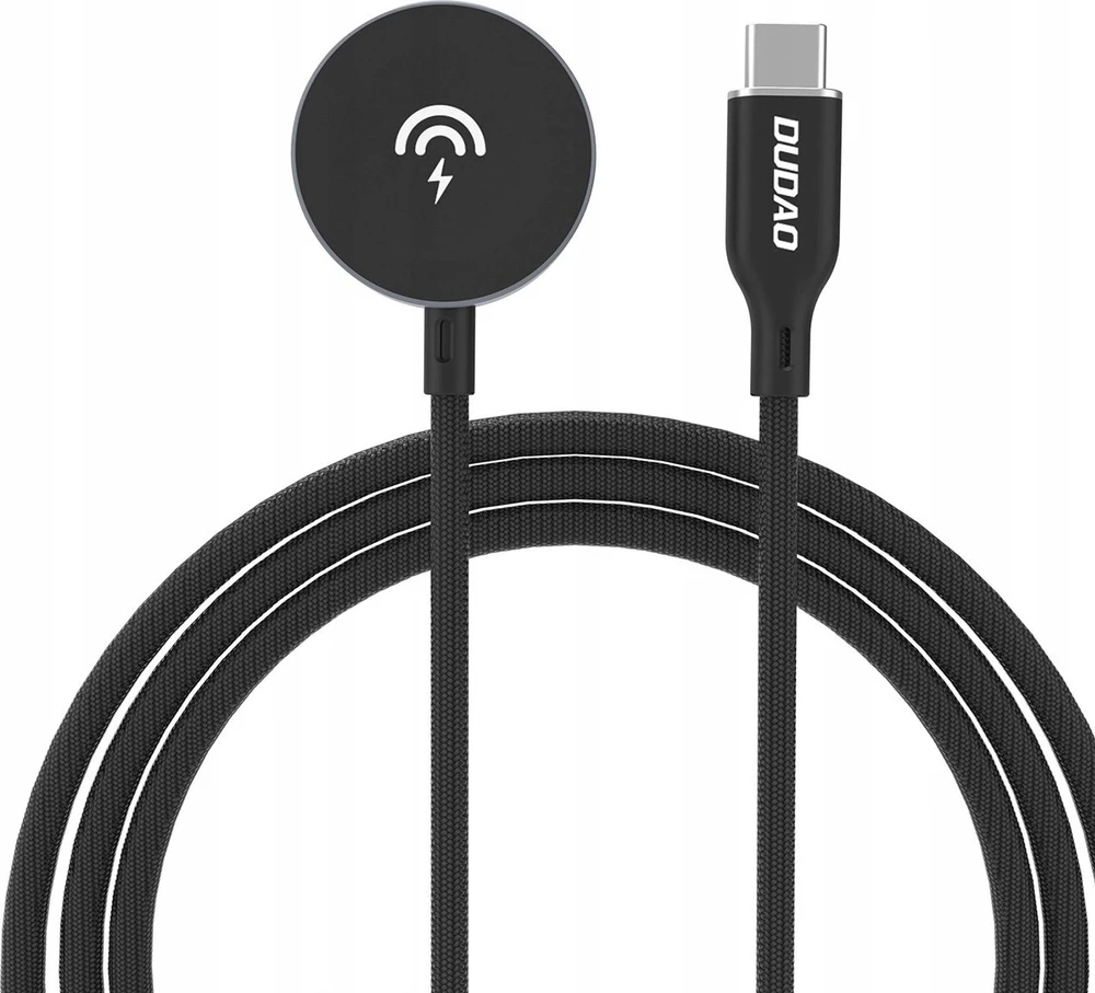 Dudao A12C belaidis įkroviklis skirtas Apple Watch 1.2m – juodos spalvos
