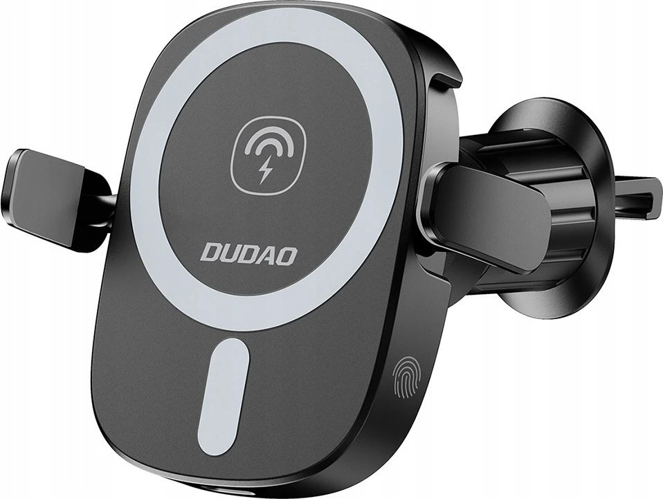 Dudao FW11 automobilinis telefono laikiklis su 15W indukciniu įkrovikliu oro grotelėms / cockpit – juodos spalvos