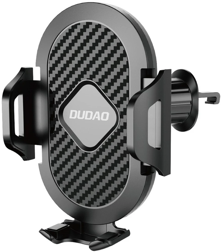 Dudao F2+ išmaniojo telefono laikiklis oro išleidimo angai su spaustuku - juodas