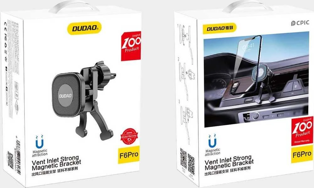 Dudao magnetinis automobilinis telefono laikiklis oro grotelėms (F6Pro)