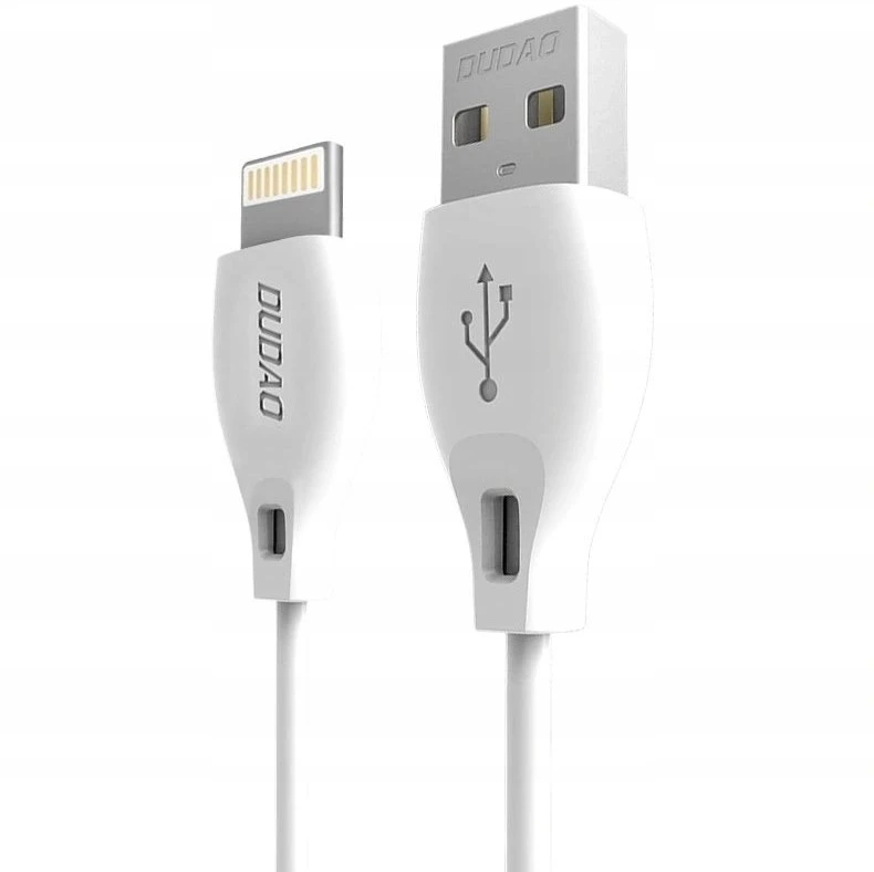 Dudao USB / Lightning kabelis 2.4A 1m baltas (L4L 1m baltas)