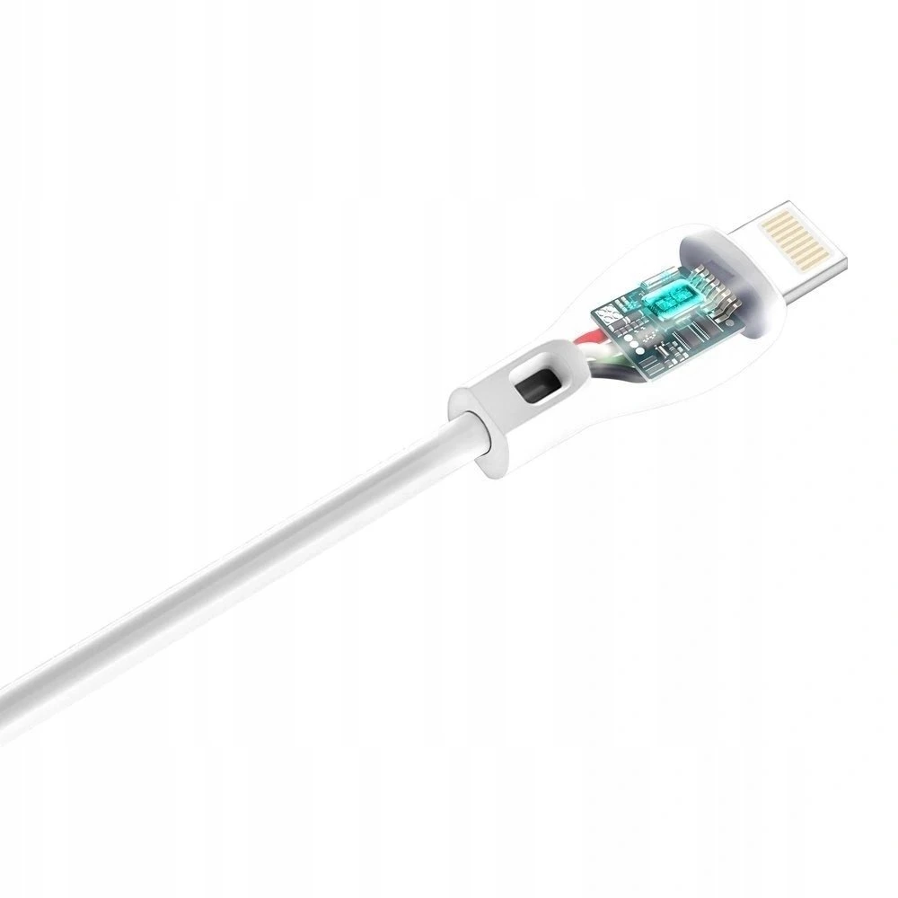 Dudao USB / Lightning kabelis 2.4A 1m baltas (L4L 1m baltas)