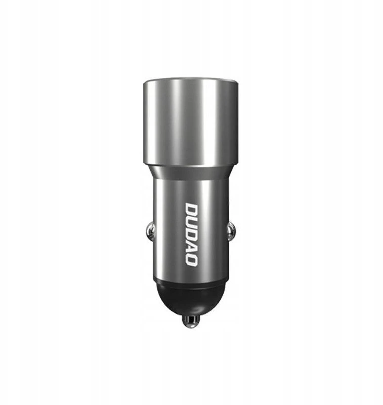 „Dudao“ USB / USB automobilinis C tipo įkroviklis, greitas įkrovimas, 22,5 W pilkas (R4PQ)