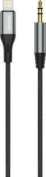 Dudao audio cable Lightning – mini jack 3.5mm 1m pilka (L11PRO)