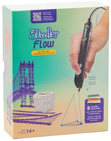 3D rašiklis - 3Doodler FLOW, juodos spalvos