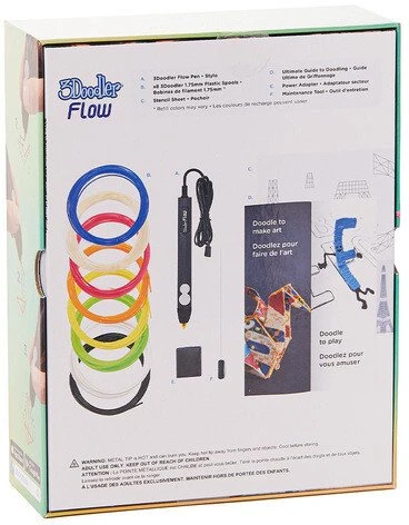 3D rašiklis - 3Doodler FLOW, juodos spalvos